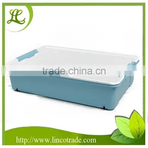 Plastic Storage Box With Lock And Wheel thumbnail-2