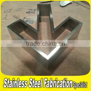 Outdoor Signage Stainless Steel Alphabet Letter Channel Letter thumbnail-2
