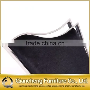 Hot Sale High Black Stainless Steel Dining Chair Banquet Chair thumbnail-4