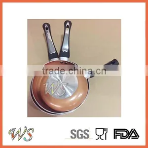 WS-FPKL01 Aluminium Non-stick Copper Pan Frying Pan Set thumbnail-5
