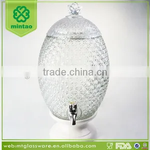Beverage Use Pineapple Glass Dispenser With Stand thumbnail-2