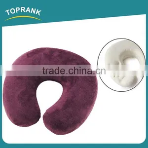 Toprank Cheap Neck Use Memory Foam Pillow, Travel Memory Pillow With Button, Comfortable Travel Memory Foam Pillow thumbnail-1
