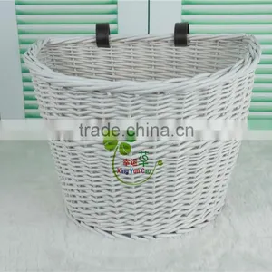 Wholesale White Hand-made Half Round Wicker Bicycle thumbnail-1