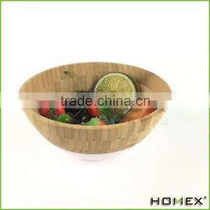 Wholesale Salad Bowl Mad of Bamboo Homex BSCI/Factory thumbnail-2