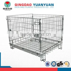 Storage Logistics Wiremesh Cage Storage Pallet Cages for Sale Wire Mesh Container thumbnail-1