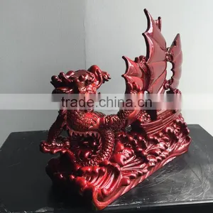 Resin Sailing Boat Sculpture thumbnail-3