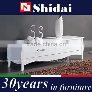 White tv Stand, High Gloss White Wall tv Stand Cabinet, Modern tv Stand White Lacquer tv Stand E-152 thumbnail-1