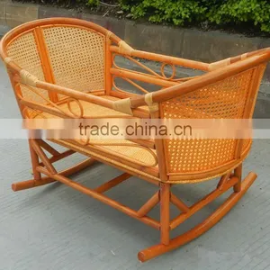 Portable Baby Cradle Crib Baby Swing Bed Made of Rattan for New Born Baby Bed BF09-80000 thumbnail-2