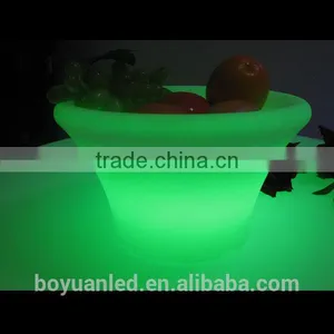 Outdoor Portable Lighting Led Fruit Pot,led Plastic Pot for Bar/party thumbnail-2