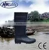 NMsafety High Cut Black Pvc Rain Boots Waterproof Safety Shoes Man thumbnail-1