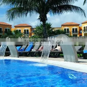 Garden Stainless Steel Waterfall in Massage Pool Spa Pool thumbnail-2
