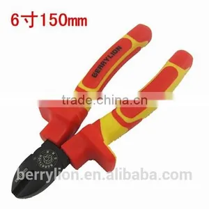 Berrylion 6"/150mm Insulated VDE Pliers Diagonal Cutter VDE Pliers thumbnail-4
