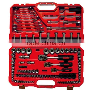 120 Pcs 1/4",3/8"&1/2"Dr.Socket Wrench Set thumbnail-1