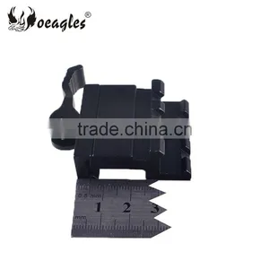 KC09 Tactical Gun Rail Adaptor 45 Degree Side 21mm Picatinny Rail Quick Detachable Weaver to Dovetail Rail thumbnail-5