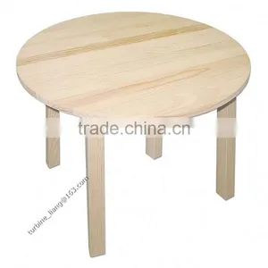 Round Wooden Table thumbnail-1