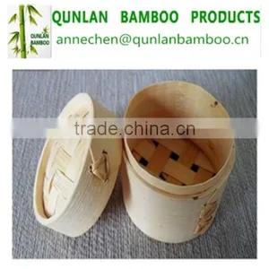 Natural Bamboo Steamer Basket for Cooking Utensils thumbnail-1