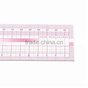 Kearing Chinese Manufacture Transparent Designer Grading Rulers Flexible Sanwich Metric Fashion Graph 5*50cm #8002 thumbnail-5