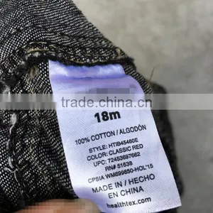 Zhejiang Stocklot Clothing Comfortable High Quality Cheap Kids Jeans thumbnail-4