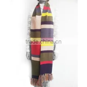 High Quality Doctor Who 4th Dr. Warm Soft Scarf thumbnail-1