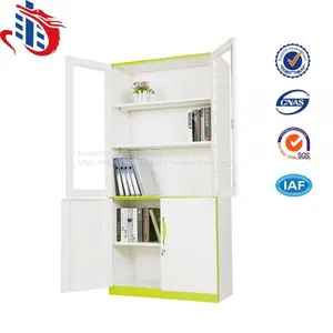 Office Display Cupboard Designs Metal Storage Cabinets With Glass Door thumbnail-1