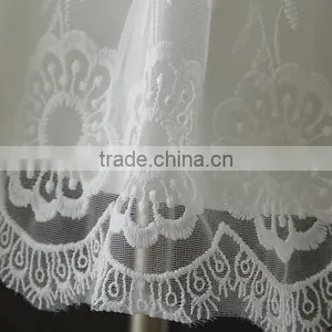 New Arrival Summer Baby Clothes White Embroidery Flower Lovely Lace Net 0-2 Years Old Party Dress Baby First Communion Dresses thumbnail-5