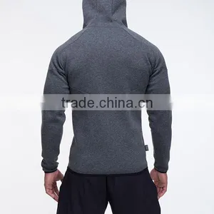 MEN MUSCLE FIT ZIPPER JACKET 2.0 GREY thumbnail-2