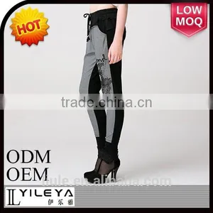 Hot Selling Elastic Waist Tight Korean Fashion Pants thumbnail-1