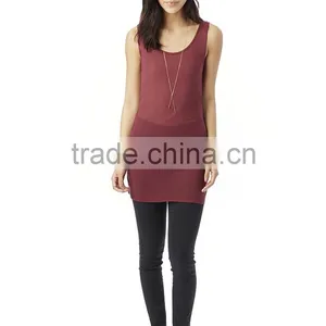 2017 Guangzhou Shandao Summer Woman Fashion Bodycon 95% Cotton 5% Spandex Gym Singlet Tank Top thumbnail-4