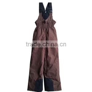 High Quality Winter Active Kids Outdoor Coffee Snow Pant thumbnail-3