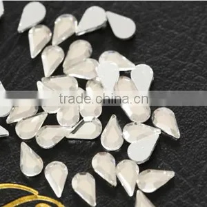 Clear White Flat Back Crystals Flatback Glass Bling Nail Rhinestone Nail Art thumbnail-2