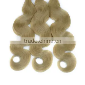 European Blonde Body Wave Hair Color 613 Human Hair Weave Lightest Color Human Hairwholesale Premium thumbnail-4