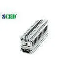 10.2mm Rail-Mounted Terminal Blocks , AWG 24 - 6 600V 65A Barrier Terminal Block thumbnail-1