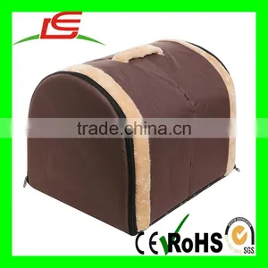 R0924 Deformable Brown Portable Dog House Plush With Door thumbnail-2