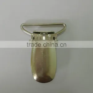 Manufacturer Strong Thick Metal Suspenders Clip With Plastic Teeth Inside thumbnail-2