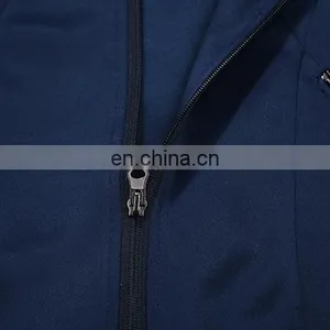 Blank Navy Men Sports Wear Branded Tracksuits thumbnail-4
