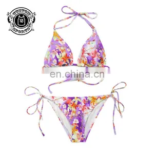 Wholesale White Lace Design Sexy New Women Young Girl Sexy Swimwear Bikini 2016 thumbnail-2