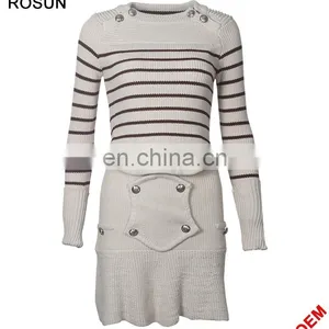 Ladies European Designs Knit Church Dress Suits thumbnail-3