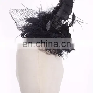 Steampunk Mini Hat Fascinator With Sail Vessel thumbnail-1
