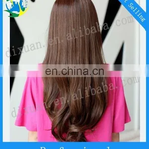 Long Curly Wig Fluffy Wigs Neat Bang Pear Volume Wigs thumbnail-3
