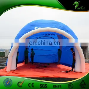 New Outdoor Blue Inflatable Tent/Dome Tent For Exhibition And Party thumbnail-1