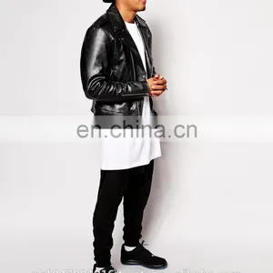 2014 Fashion Colletctions Men's Faux Leather Jacket thumbnail-4