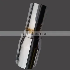 Stainless Steel Titanium Blue Bevel Car Exhaust Tip thumbnail-2