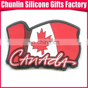 Fashion Gifts Promotion 3 d Pvc Keychain With Canada Flag thumbnail-1