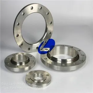GR2 EN1092-1 Type02 Titanium Loose Plate Flange DN10-4000 PN10-40 thumbnail-4