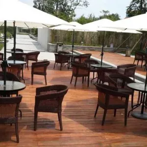 Customized Rattan Table Chairs Hotel Rattan Garden Set thumbnail-1