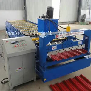 Artifical Colourful Roof Tile Plate Forming Machine thumbnail-1