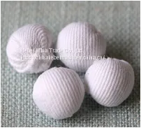 Hand Rolled Chef Buttons for Chef Uniform Coat Jacket Apparel Cotton Coarse Twill Button thumbnail-1