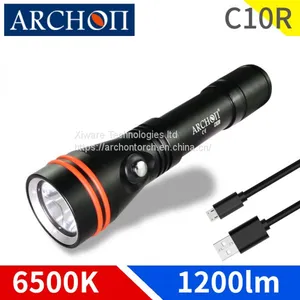 ARCHON C10R Diving Light Scuba Diving Torch 1200LM LED Flashlight thumbnail-4