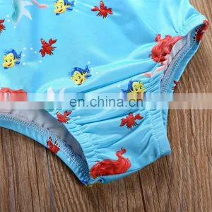 2018 Girls Swimwear Girl SwimSuit Ruffle Rompers for Kids thumbnail-6
