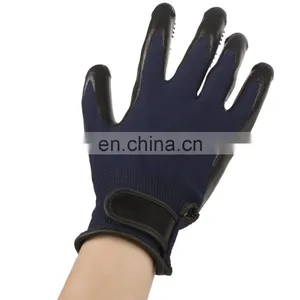 Custom Logo Pet Dog Hair Removal Grooming Silicone Glove thumbnail-3